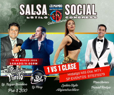 *✨ SALSA SOCIAL – ESTILO CONGRESS ✨*💃🕺